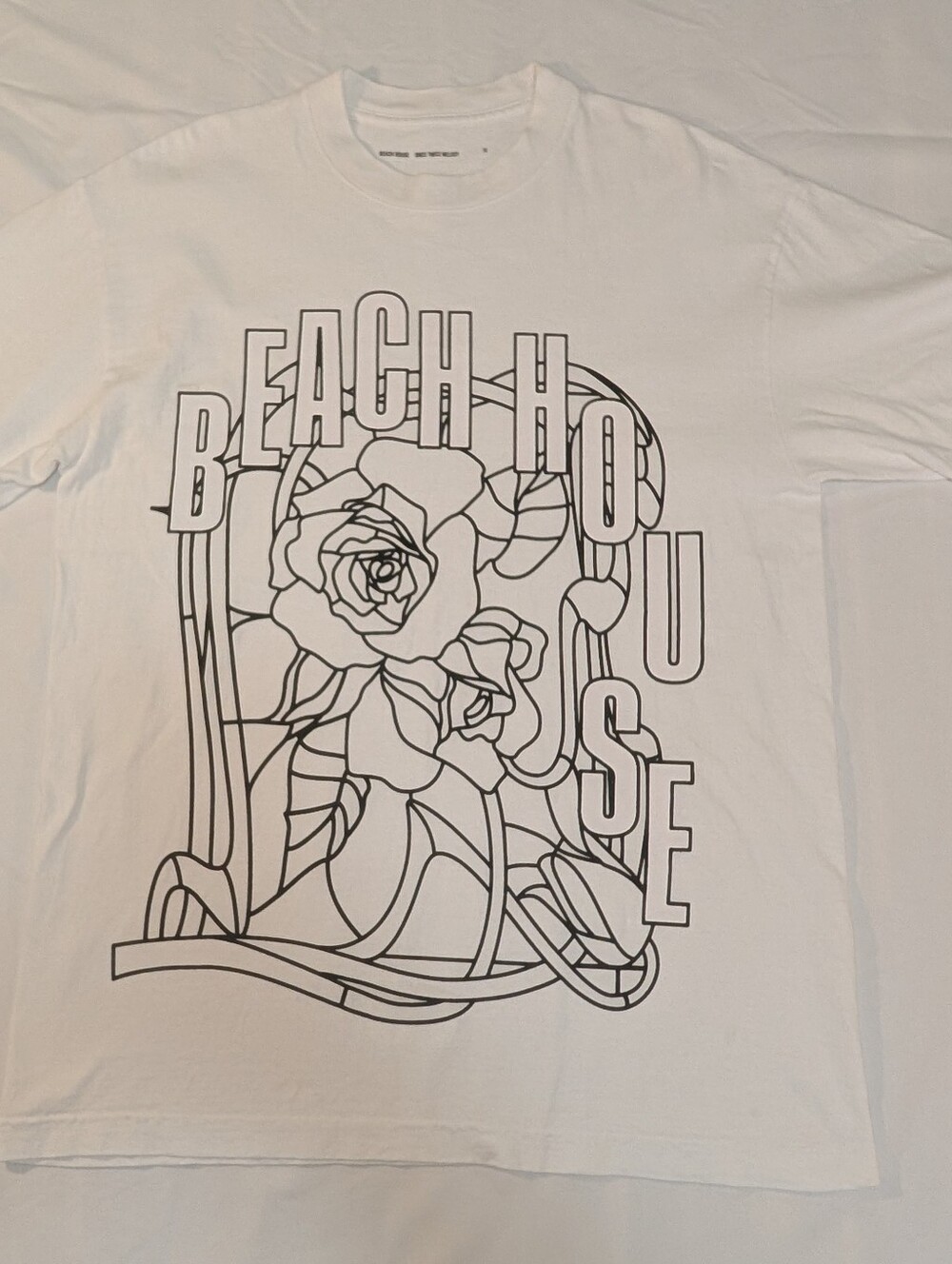 Beach House Once Twice Melody 2022 Tour Graphic T-Shirt White Medium